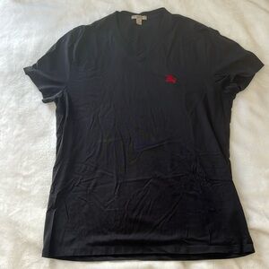 Black burberry v neck